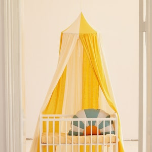 Canopy “Honey Circus”, bed canopy, crib canopy, kids room, nursery, canopy for kids, canopy for boy, boy's room,canopy for girl, girls' room