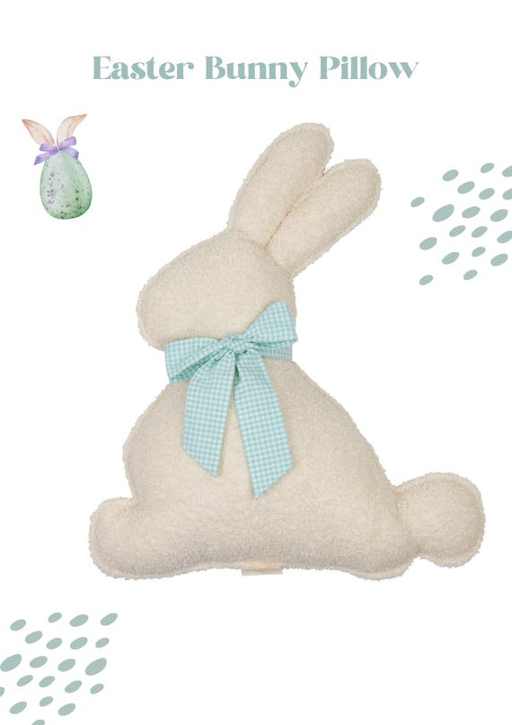 Forhome Set Di 4 Federe Per Cuscino Pasquali – 45x45 Cm, Lino Con Coniglietti E Fiori, Decorazione Primaverile