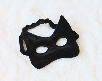 Black Cat Mask, Girls halloween costume, Boy halloween costume, Halloween, Carnival, Cat Mask, Cat costume