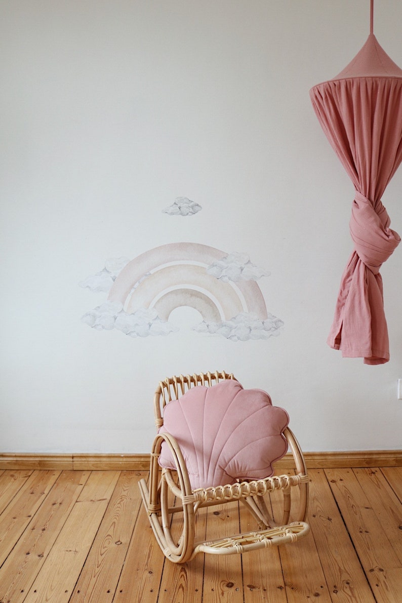 Velour large pillow shell soft pink