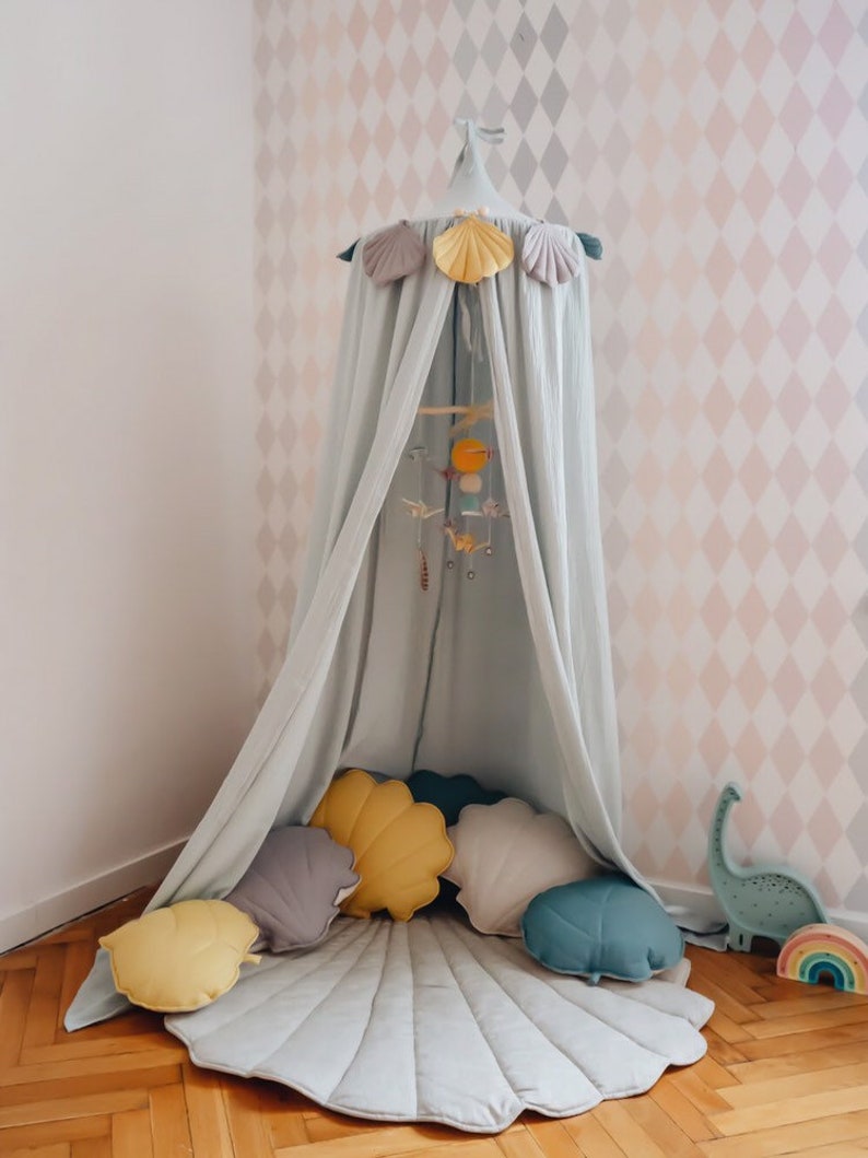 Linen leaf pillow Honey