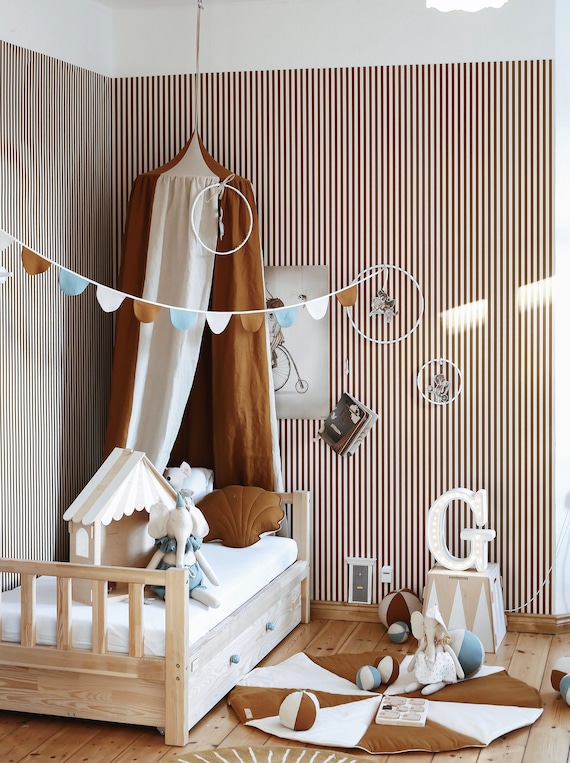 Canopy “caramel Circus”, Bed Canopy, Crib Canopy, Kids Room