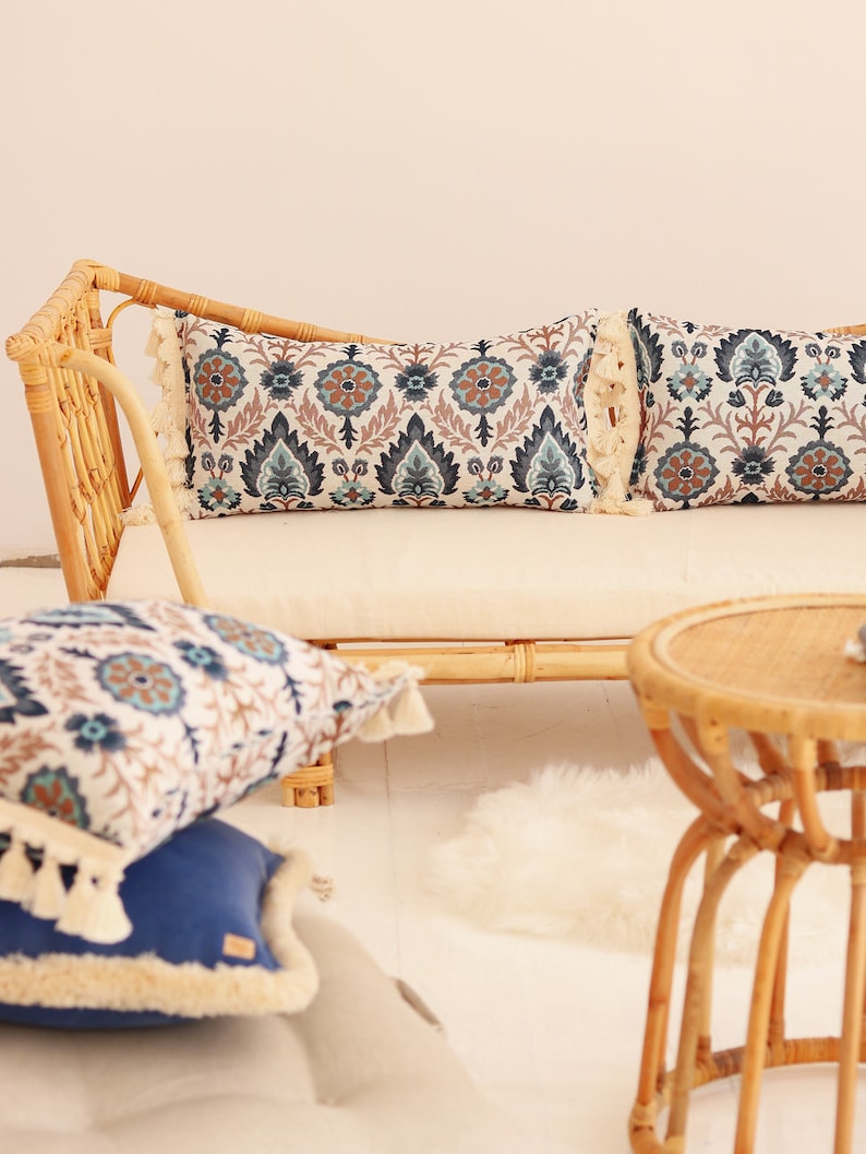 Blue Iris in Istanbul bolster - Thumbnail 4