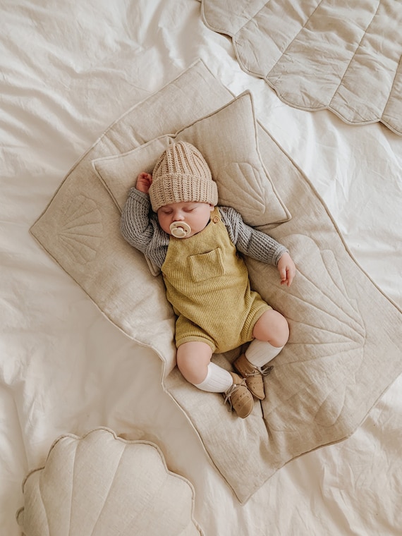 Linen Shell Child Cover Set sand Child Cover Set Kid s Bedding