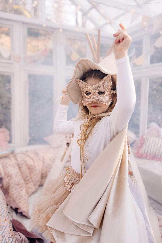 gold fancy dress accessories Rose Sequins Cat Mask, Carnival Costume for Girls, Costume, Cat Accessories, Gift for Cat Lovers, Halloween Cat Costume champagne gold dress accessories ideas