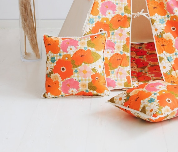 Cushion picnic With Flowers Home Decor Cushion Soft Pillow cushion for Girl Pillow for Baby Kids Room Children s Room Nursery Etsy Canada