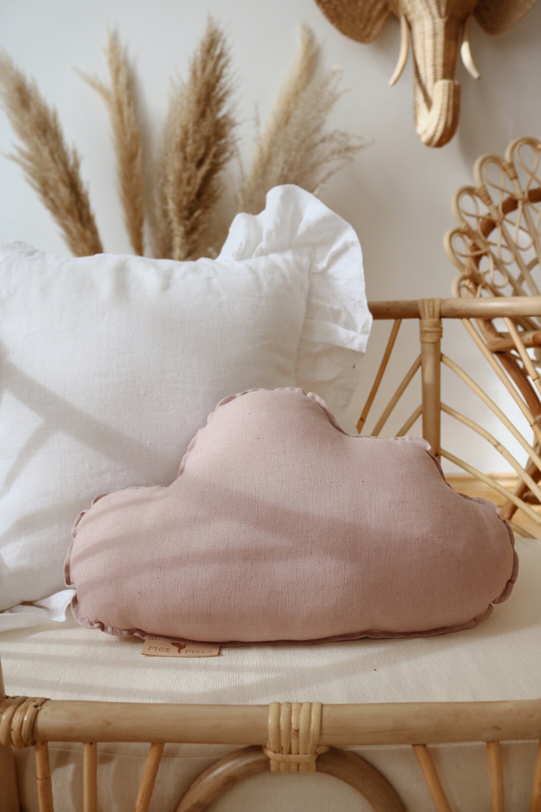 Pink Cloud Jacquard Pillow main image 0