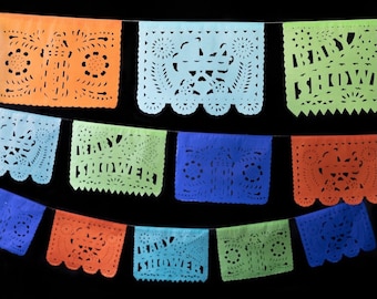 Papel Picado Baby Shower decorations baby shower Banner fiesta baby shower Mexican baby shower decor baby party fiesta shower gender reveal