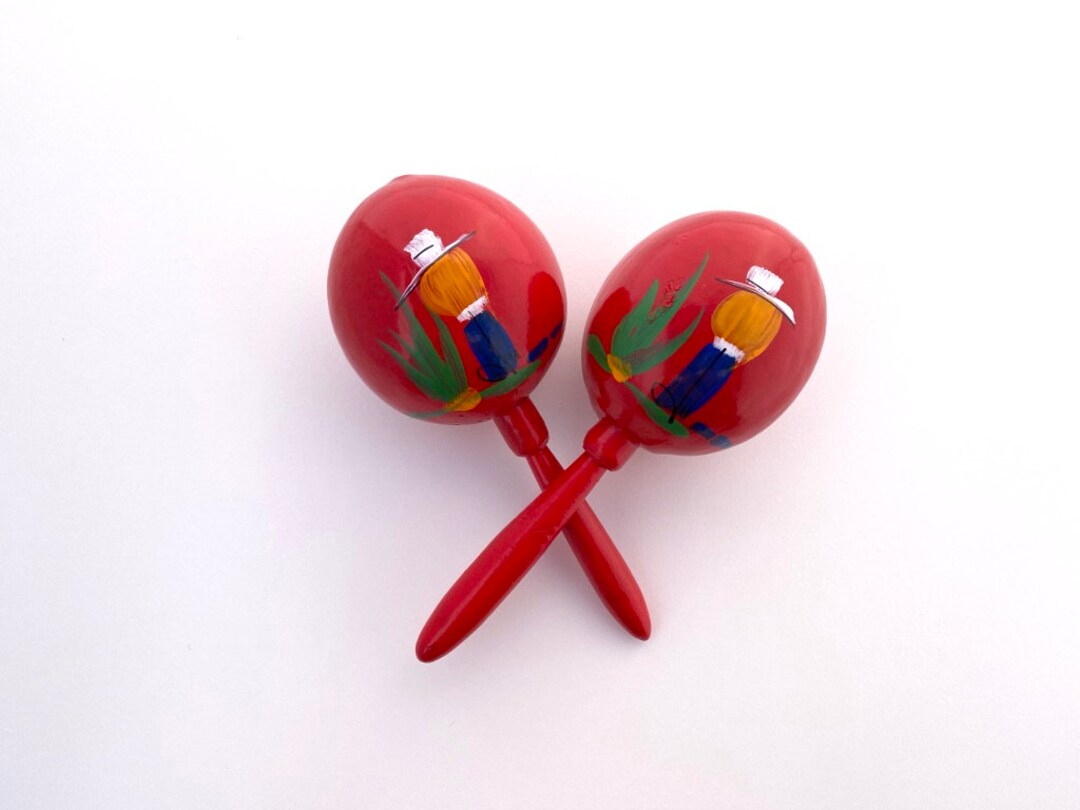 Maracas RED Traditional Mexican Wedding Favors Destination Wedding