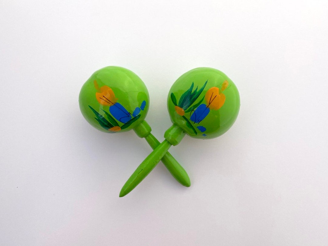 Maracas LIME GREEN Traditional Mexican Wedding Favors, Destination