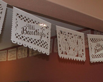 Baby doop decoraties meisje bautizo doop banners charro bautizo doop decor mi bautizo papel picado doop banner jongen slingers