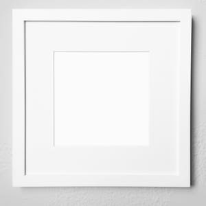 Frame and Mat for Square Prints