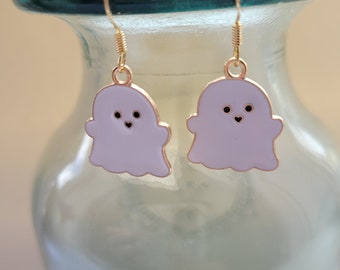 Ghost earrings, Halloween themed earrings