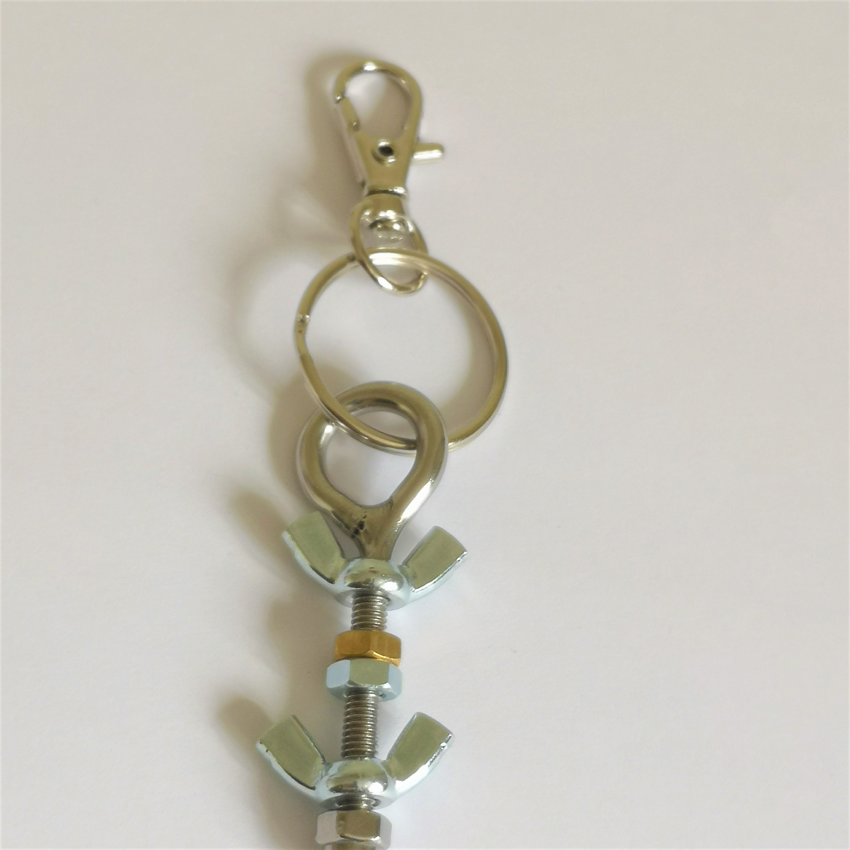 Keyrings for Men Nuts and Bolts Keyring Etsy UK