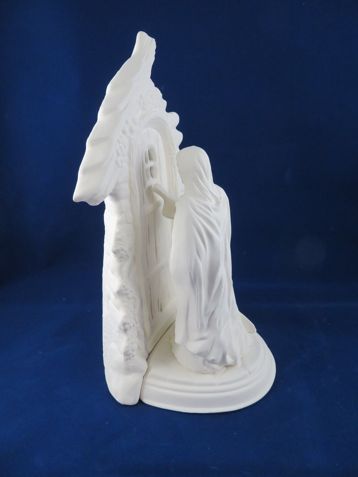 Ceramic Jesus Figurine Ceramic Jesus knocking at Door Ready Etsy
