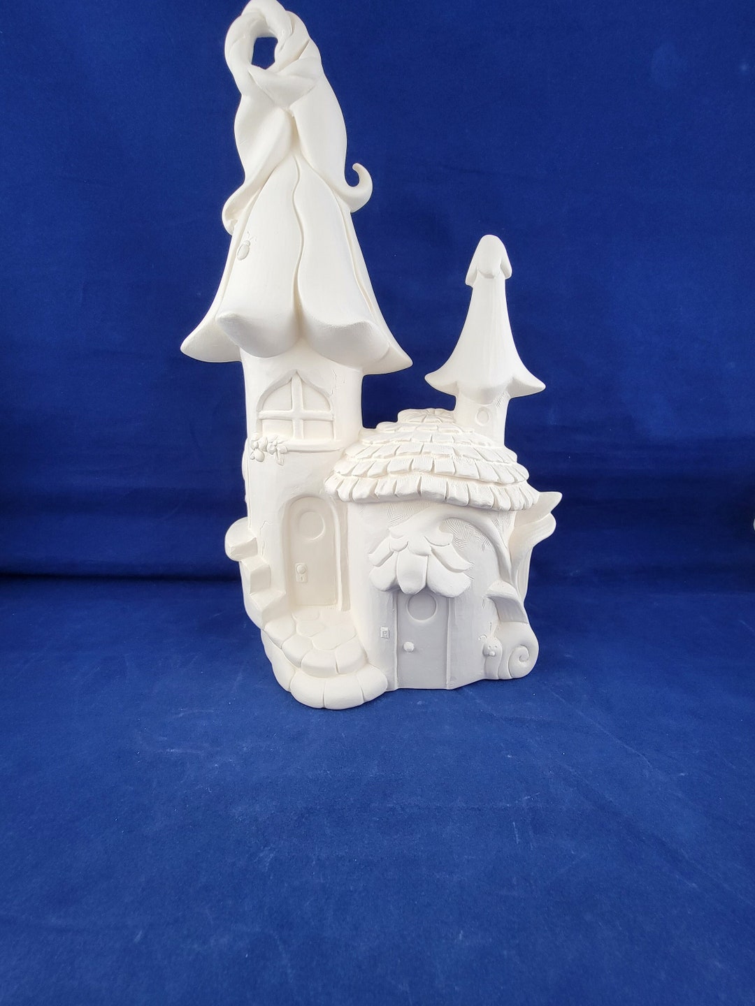 Ceramic Fairy House, Ready to Paint Fairy House, Fairy Cottage, U Paint