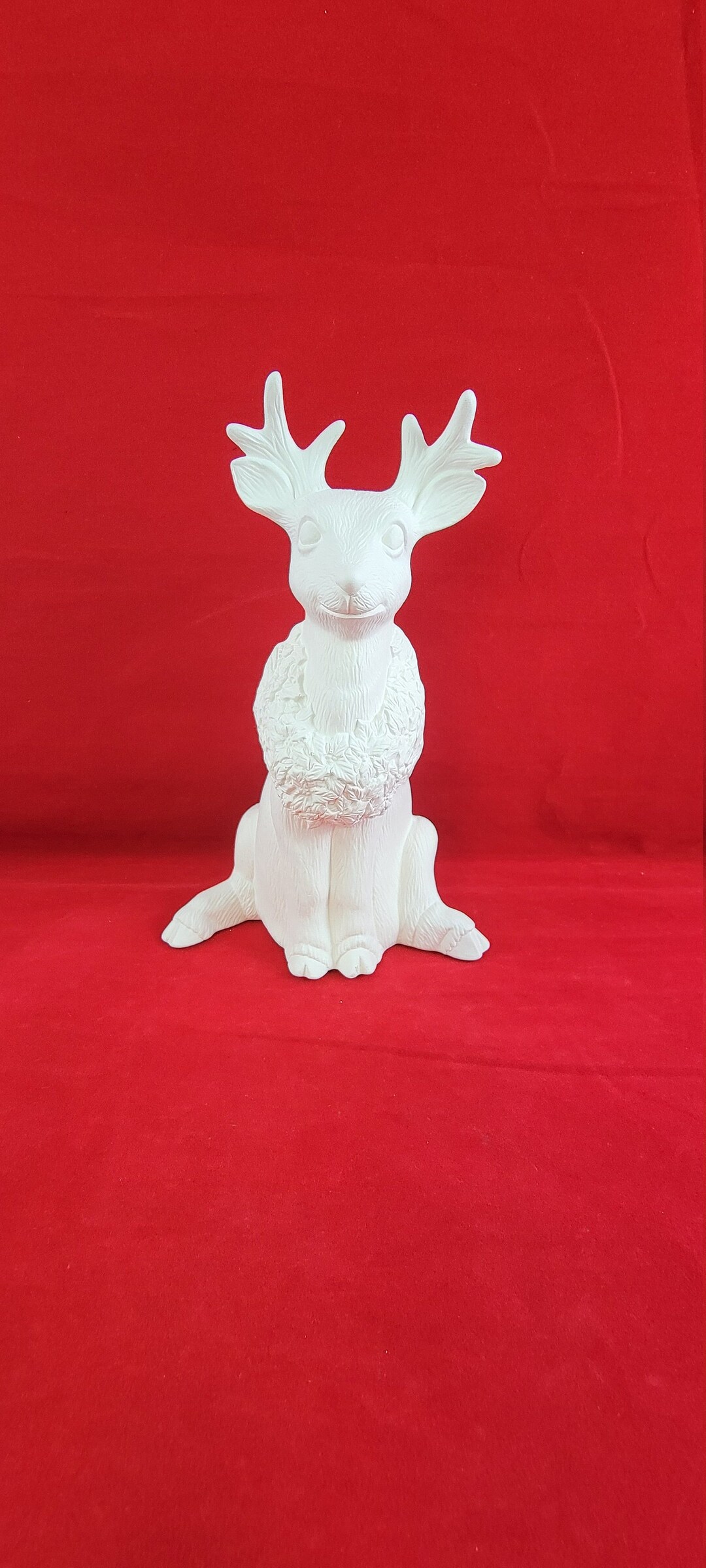 Ceramic Deer Ceramic Christmas Deer Reindeer Decoration Etsy