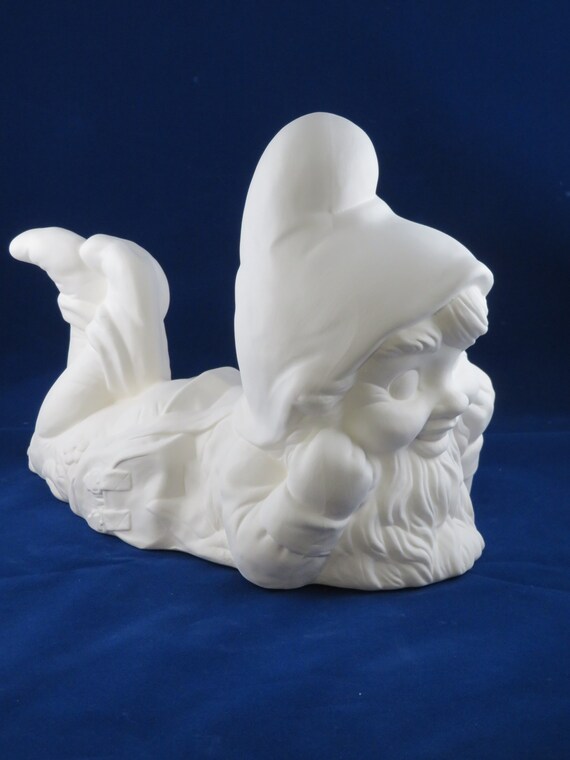 Ceramic Gnome Ready to paint Ceramic Garden Gnome Garden Etsy