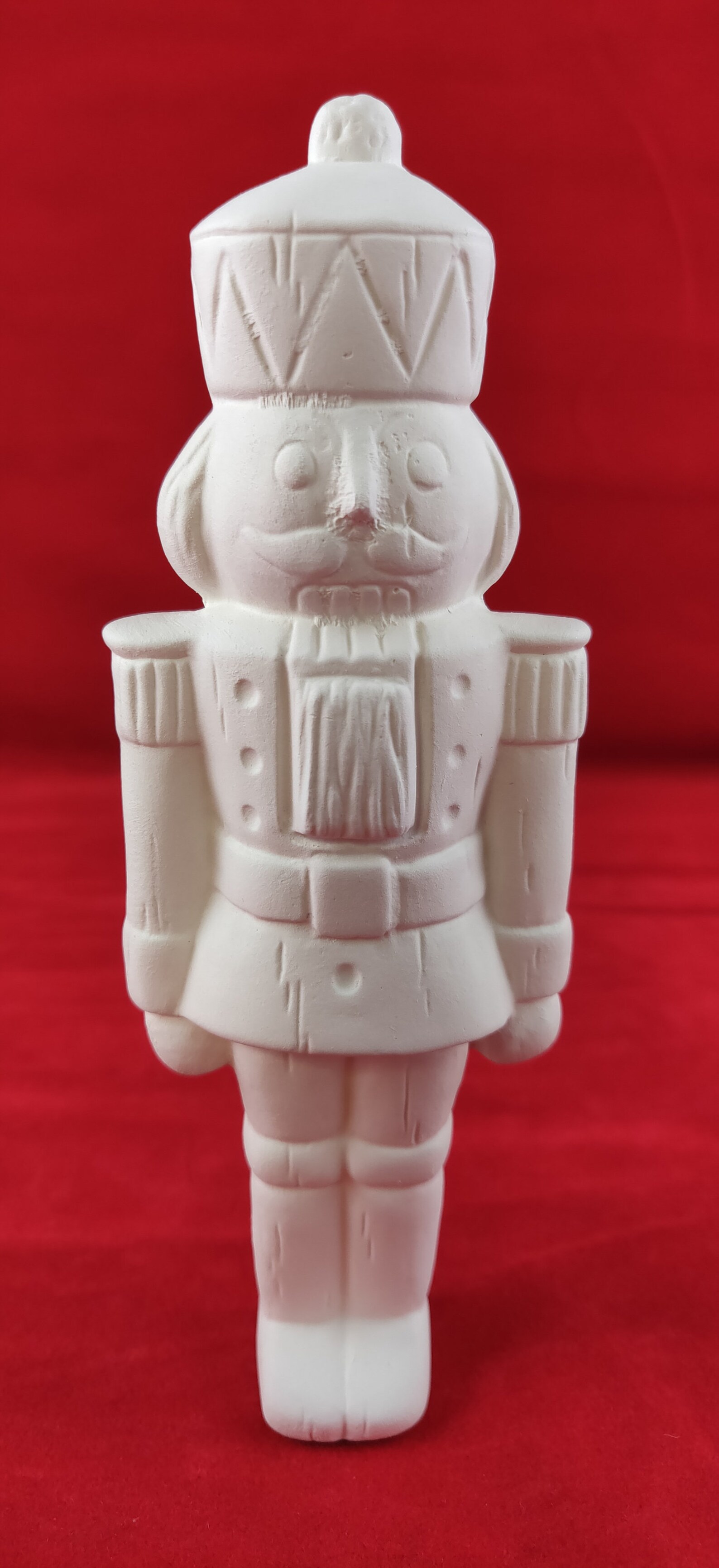 Ceramic Nutcracker Ceramic Bisque Nutcracker Ready to Paint Etsy