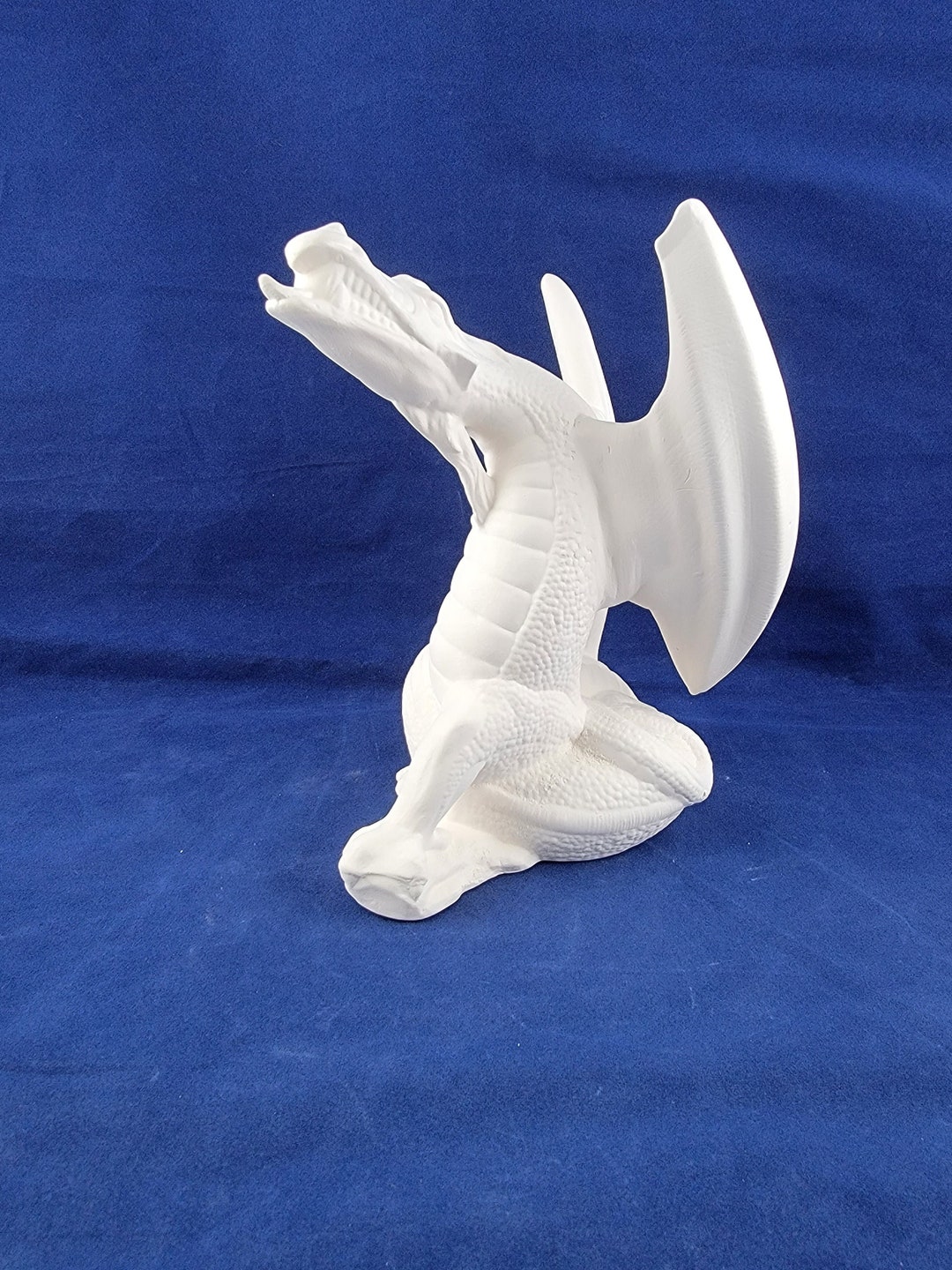 Ceramic Dragon Ceramic Bisque Dragon Dragon Figurine Dragon Etsy