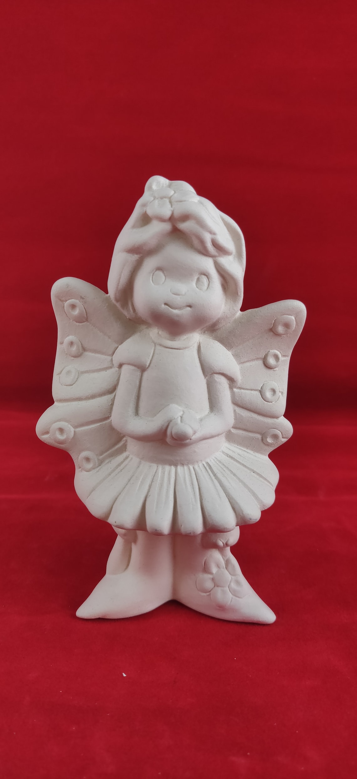 Ceramic Fairy Ceramic Bisque Fairy Bisque Fairy Ready to Etsy