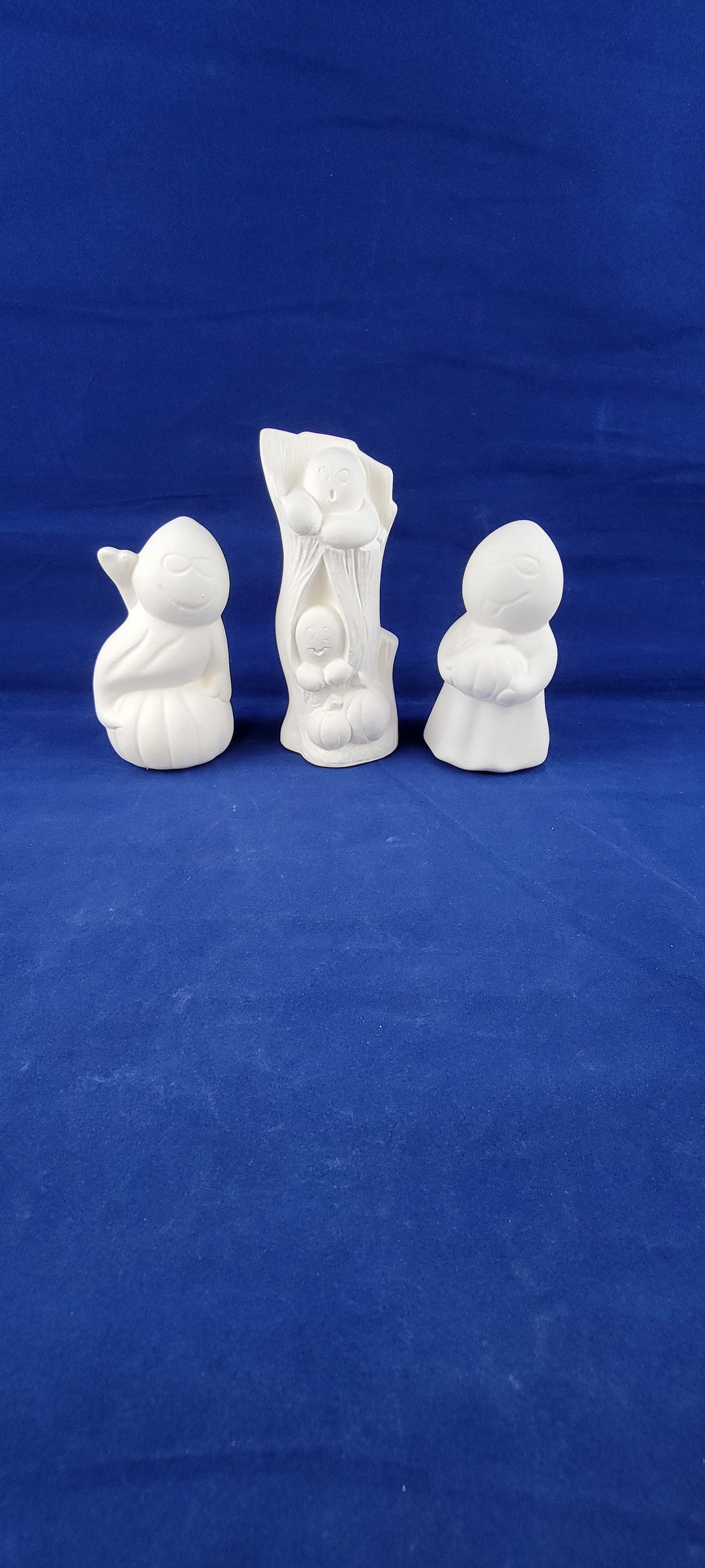 Ceramic Ghost, Ceramic Ghost in a Tree, Ready to Paint Ghost, Ceramic