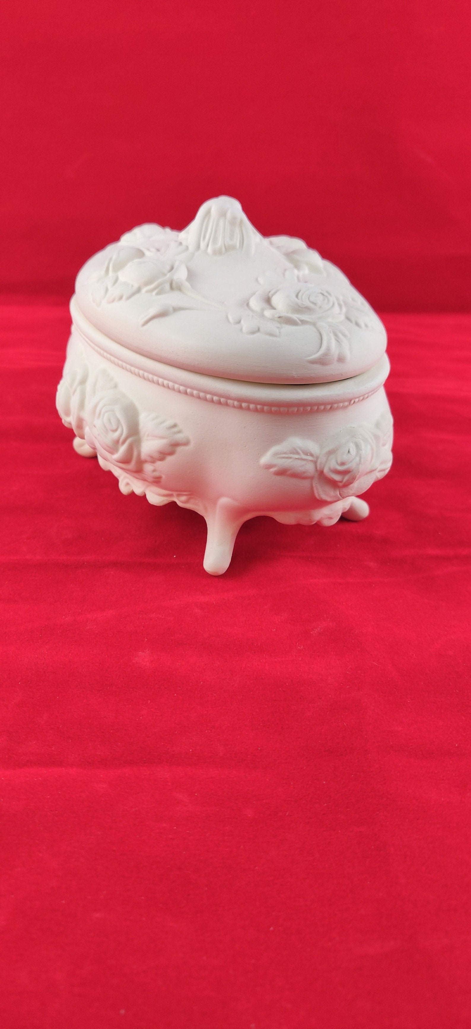 Ceramic Jewelry Box Ready to Paint Jewelry Box Ceramic Etsy