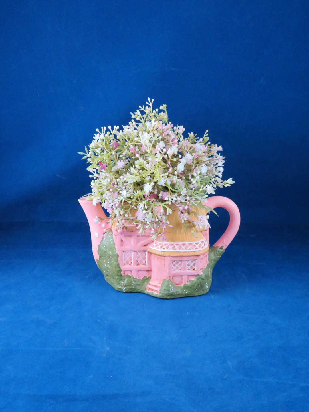 Ceramic Teapot, Handmade Teapot, Hand Painted Teapot, Teapot Decoration