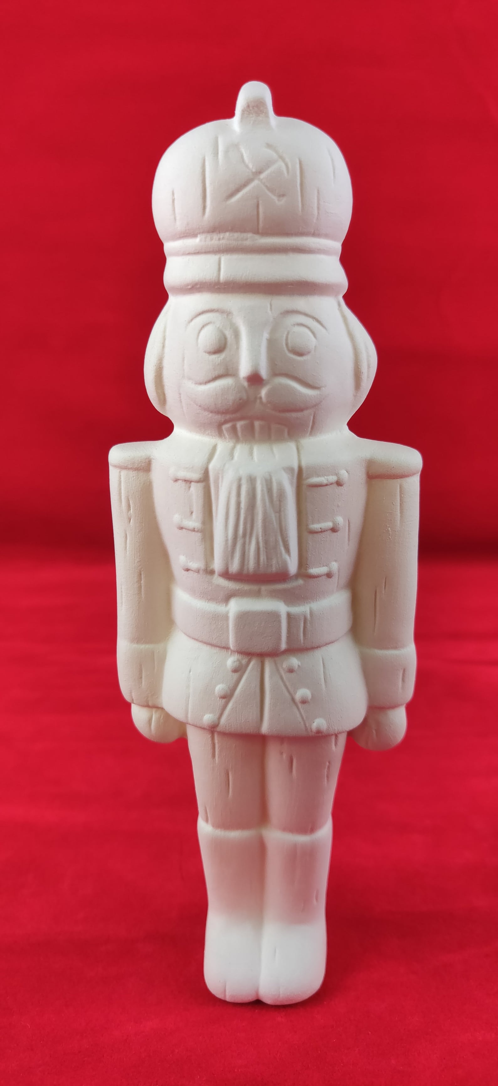 Ceramic Nutcracker Ceramic Bisque Nutcracker Ready to Paint Etsy