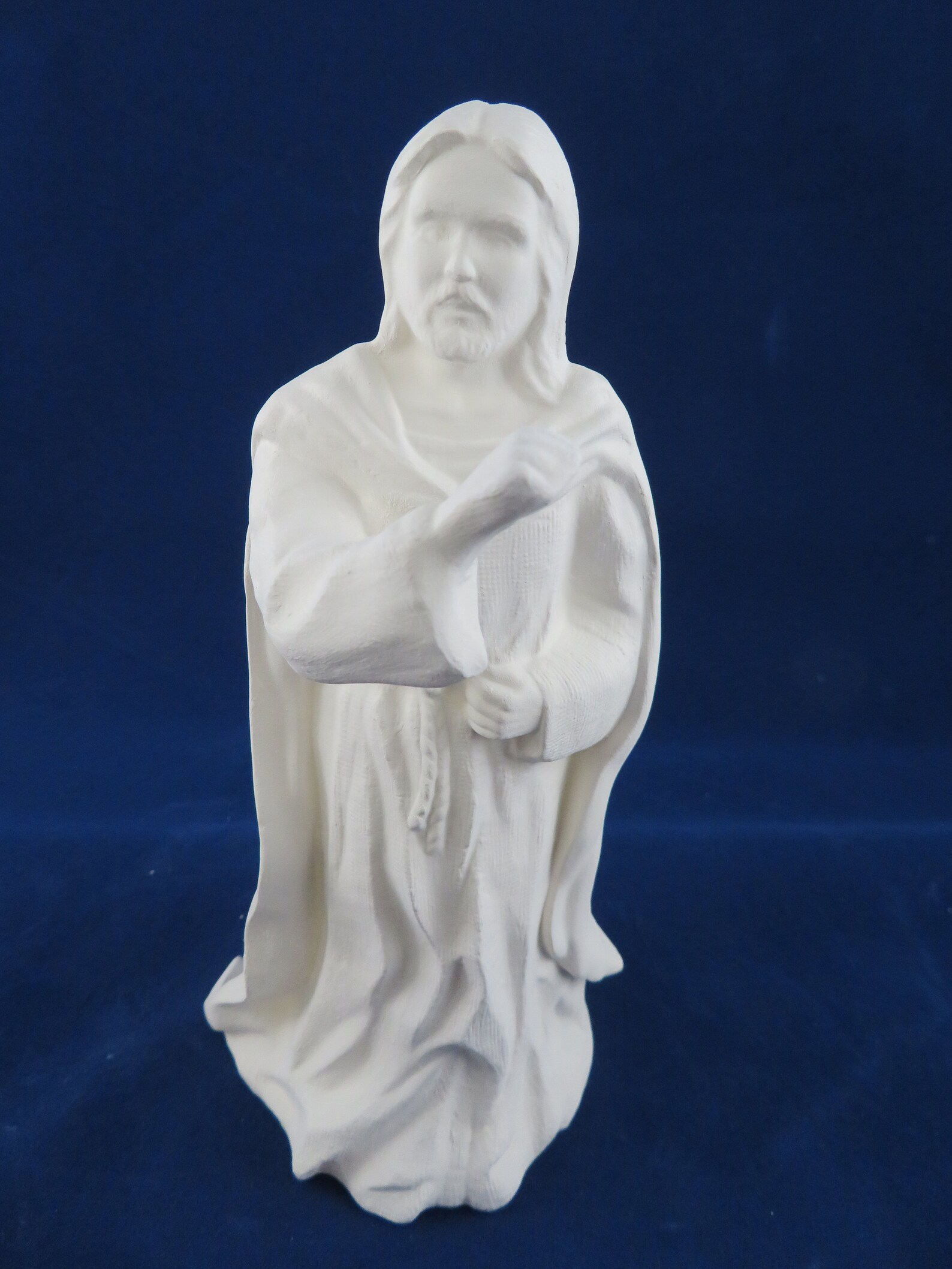 Ceramic Jesus Figurine Ceramic Jesus knocking at Door Ready Etsy