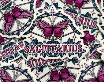 Sagittarius Astrology Sticker, Zodiac sign sticker