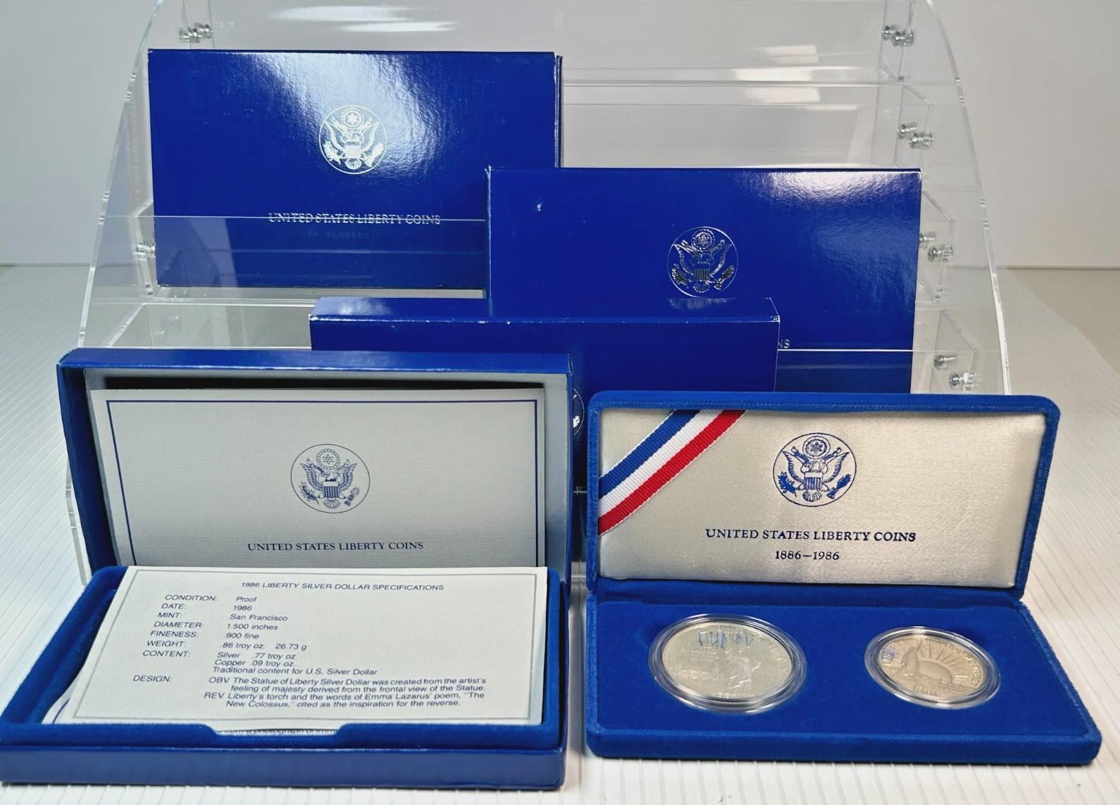 1986 Liberty Coin Proof Set - Etsy