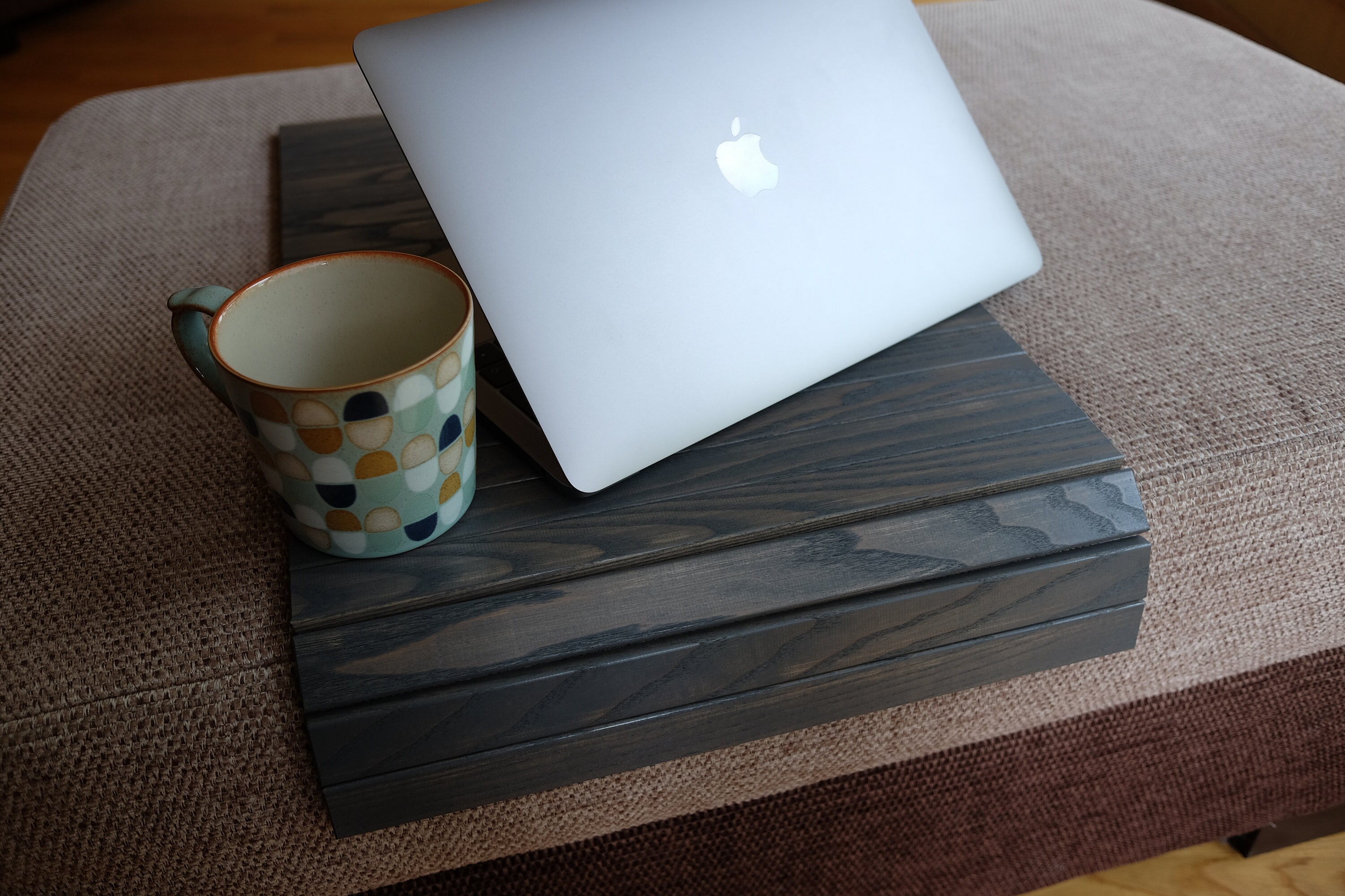 Sofa Tray Table GREY / Armrest Tray / Sofa Arm Tray / Unique Etsy