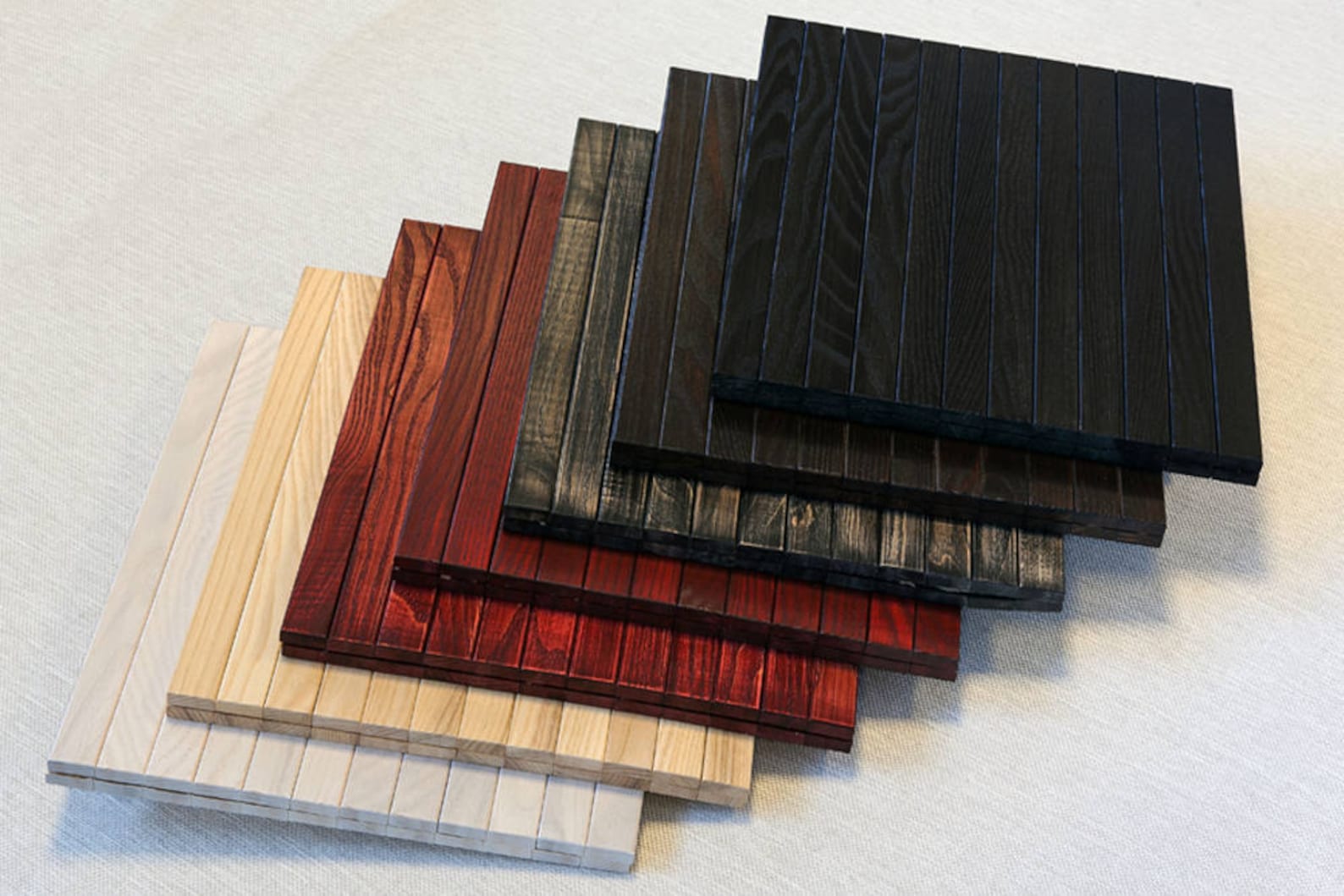 Sofa Tablett-Tisch Wein rot / Holz-Tisch / Laptop-Fach ...