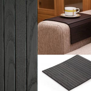 Sofa Tray Table BLACK / Tray Table / Sofa Arm Table / Ottoman Tray / Wooden Tray / Couch Table / Small Spaces / Sofa Arm Tray / Couch Tray image 3