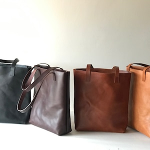 Tote Leather Bag. illa Roja Leather Bag. Full Grain Vegetable Tanned ...