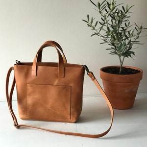 Small Leather Tote bag. Mini crossbody bag. Mini Cap Sa Sal Bag. Small Crossbody leather bag. Leather purse. Handmade.