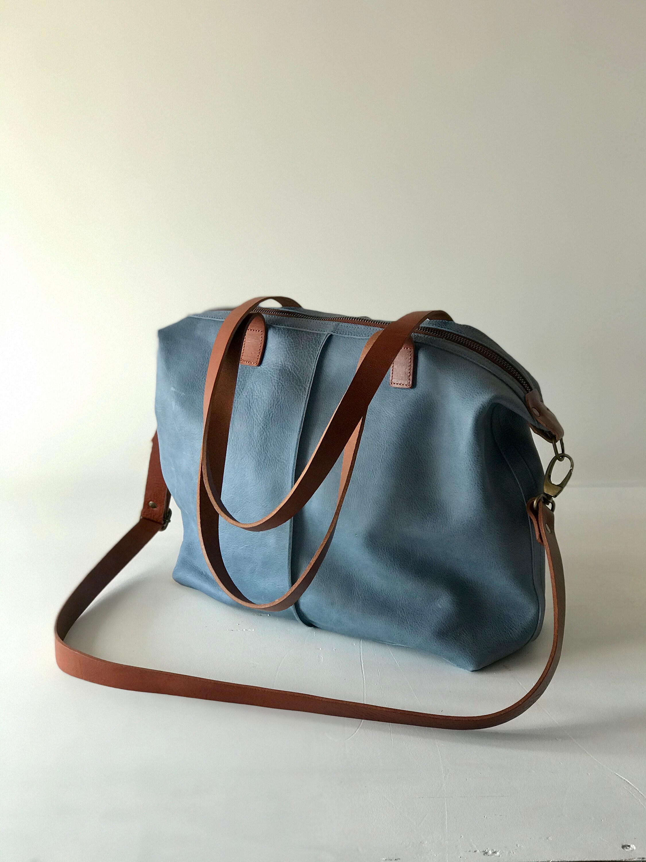 Cityslide leather bag Hermès Blue in Leather - 10725117