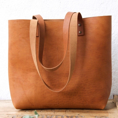 Camel Leather Tote Bag. Cap Sa Sal Bag. Handmade. Etsy Australia