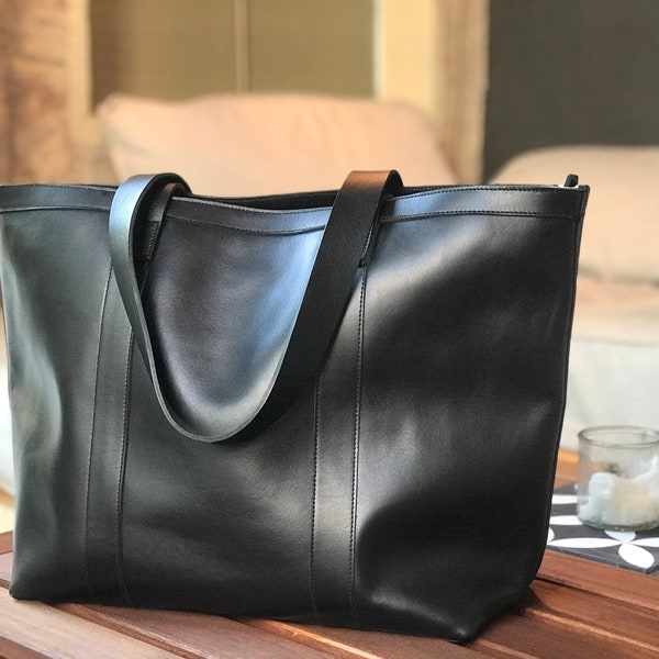 Oversize Leather Bag - Etsy