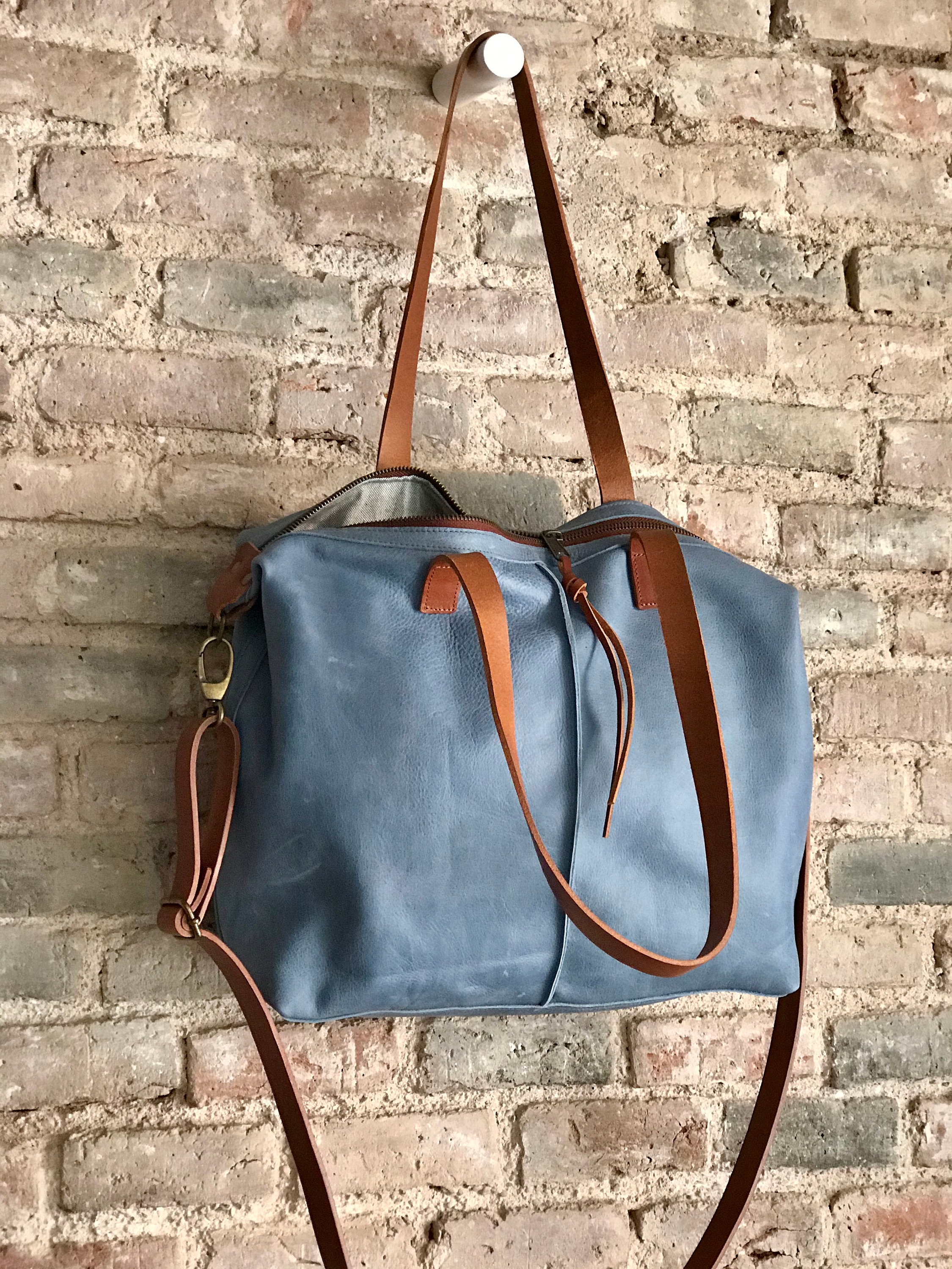 Madewell leather shop duffle