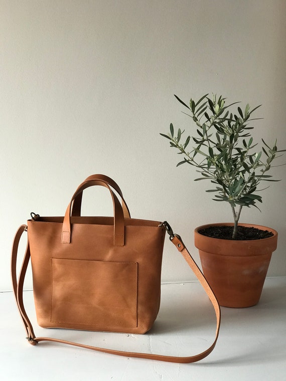 Small Leather Tote Bag. Mini Crossbody Bag. Mini Cap Sa Sal 