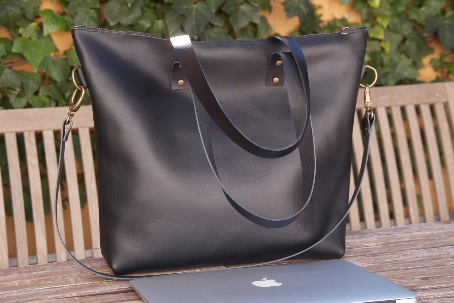 Big black handbags for school online