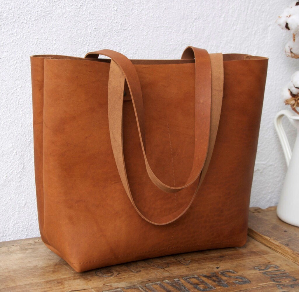 Camel Leather Tote Bag. Cap Sa Sal Bag. Handmade. - Etsy Australia