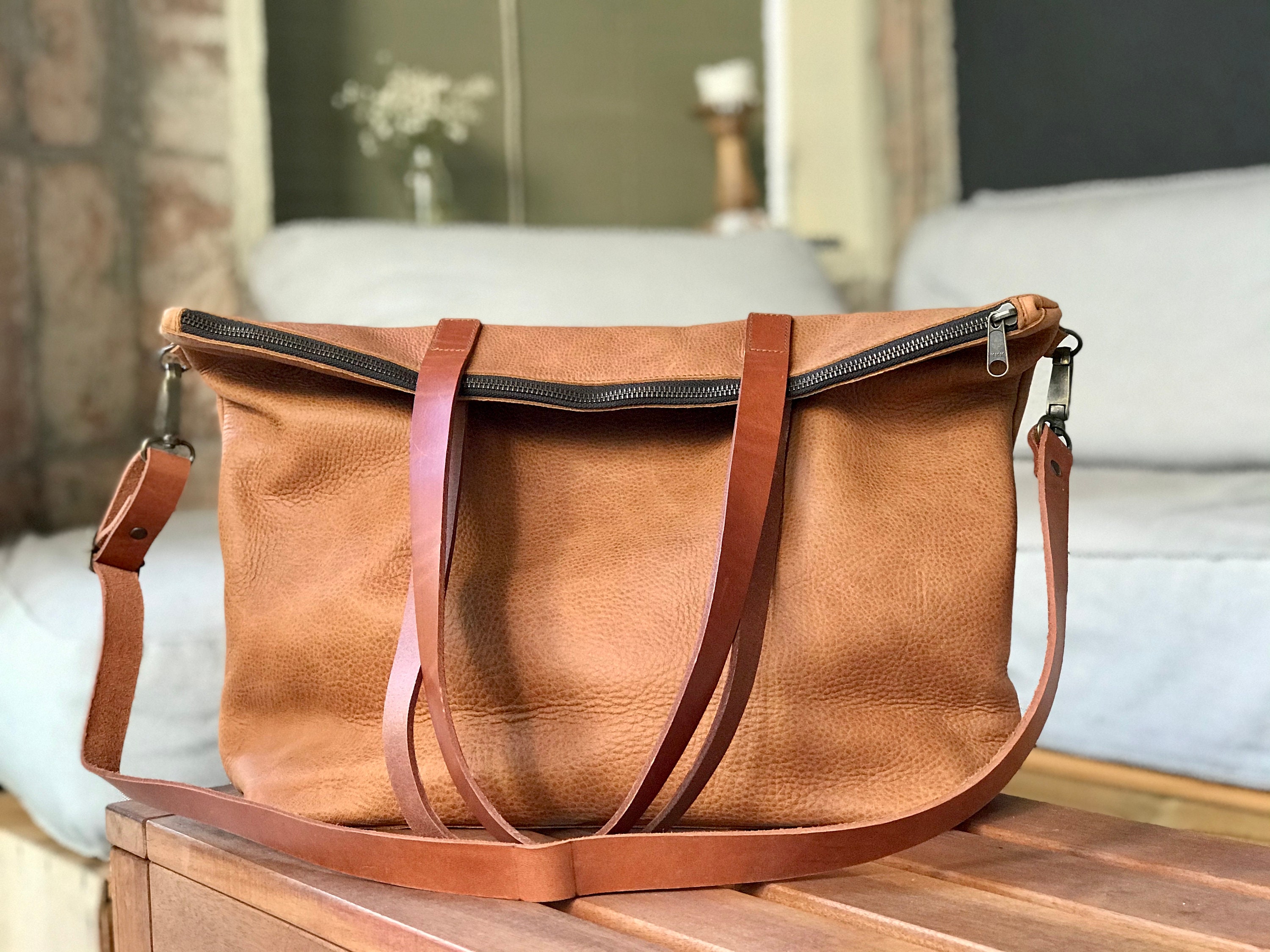 Leather Carryall Bag -  New Zealand