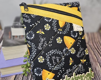 Funda con cremallera para Kindle Paperwhite "Sé agradecido, sé amable"