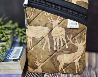 Deer Kindle Sleeve – Quilted & Zippered