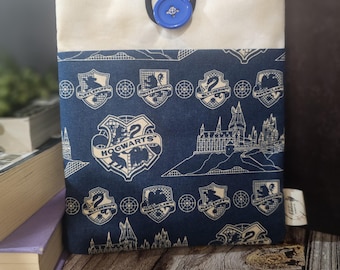Wizard School Kindle Paperwhite Sleeve – Button Closure with Front Pocket