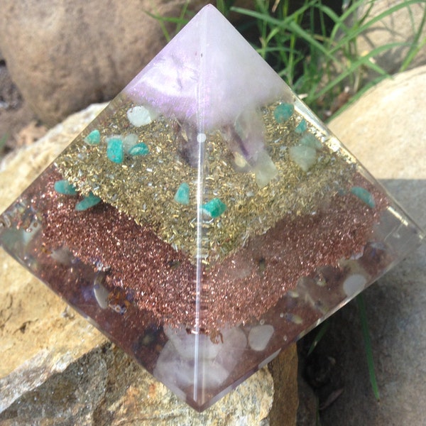 Orgonite Pyramid - Open and Allow