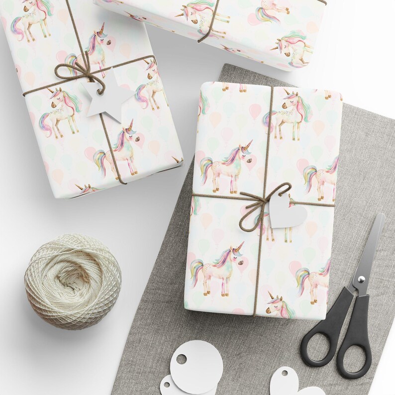 Magical Unicorn Gift Wrap image 6